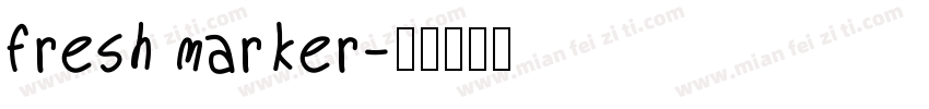 fresh marker字体转换